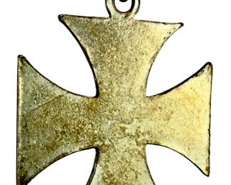 WWI German Imperial Patriotic Enameled Iron Cross Charm 1914