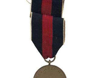 WWII German "Flower Wars" Sudetenland Annexation Medal - 1 October 1938