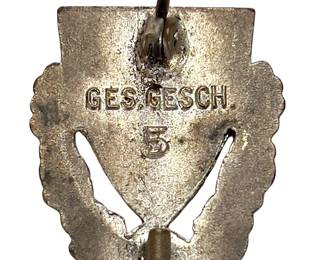 German WWII NSLB 40-Year Long Service Badge - National Socialist Teachers League