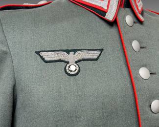 Superb WWII German Army Officer M35 Waffenrock Tunic - Artillery Captain, Regiment 9