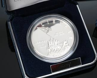#3 2005 Marine Corps 230th Anniversary PROOF Uncirculated Silver Dollar Coin