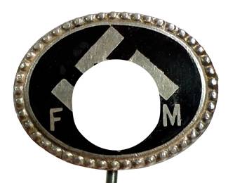 Numbered German SS-FM Stick Pin by Deschler (SS Sponsoring Member)