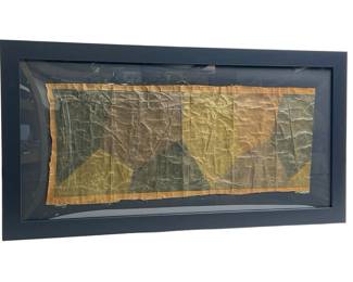 Authentic WWI German Aircraft Fabric Souvenir - Original Lozenge Camouflage