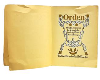 933 German Cigarette Card Album "ORDEN" Waldorf-Astoria COMPLETE 287 Cards