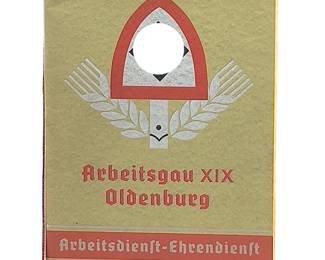 1936 German Reichsarbeitsdienst (RAD) Photo Album - Arbeitsgau XIX Oldenburg - Lager Delmenhorstdamm - Named Owner Dettmar tom Diek - Pre-War Germany Militaria