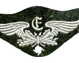 WWII German Third Reich Reichsbahn Railway Official's Sleeve Eagle Patch