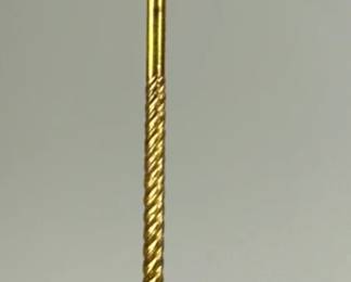 German Third Reich RDFuTr Meat & Trichina Inspector's Enameled Stickpin by Hartmann