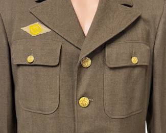 WWII US Army Air Force M1941 Technician Fourth Grade Coat 9th AAF Military Uniform