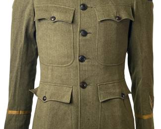 WWI US Army Officer's Tunic - 2nd "Indianhead" Division & 3rd Infantry Regiment - Kahn Tailored Service Coat