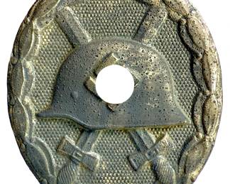 German WWII Third Reich Wound Badge in Silver - 1939 Pattern