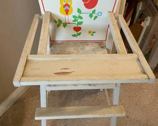 vintage high chair