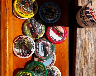 Vintage Pins Northern  Illinois Steam power Club , Will County Threshermen’s Association 