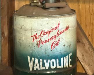 Vintage Valvoline Pennsylvania Oil Can – Original Motor Oil Gas Station Collectible