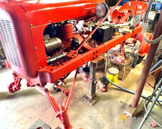 Vintage Farmall International Harvester Tractor – Partially Restored Red Antique Tractor