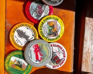 i Vintage Pins Northern  Illinois Steam power Club , Will County Threshermen’s Association 