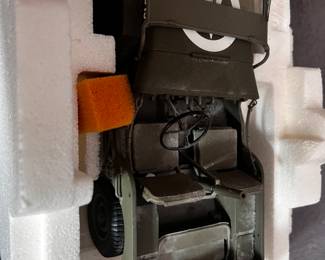 model of a Willys MB Jeep WWII