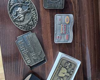 Antique belt buckles 