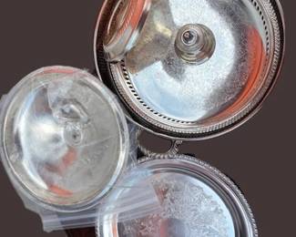 silverplated serving