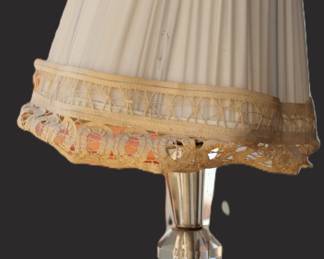 vintage glass lamp