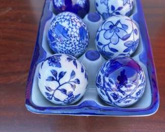 blue eggs