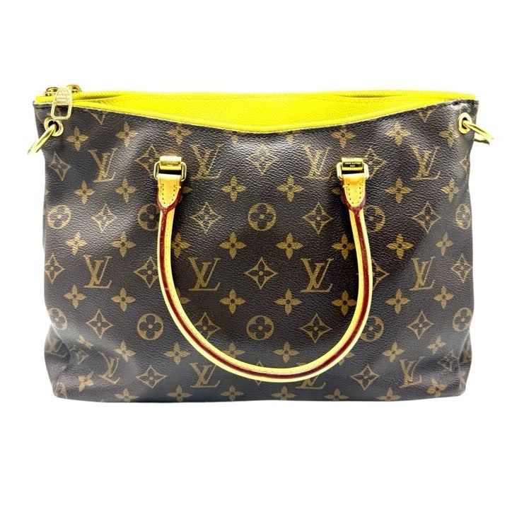 Louis Vuitton Pallas Pistache Monogram Canvas Tote Bag