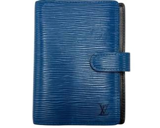 Louis Vuitton Epi Leather Agenda PM in Toledo Blue