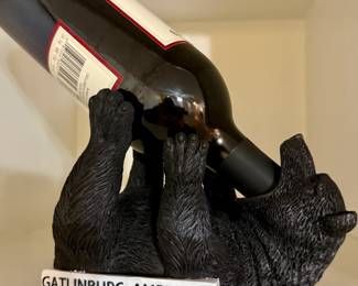 Black Bear Wine Holder - Gatlinburg, America's Favorite Regional 