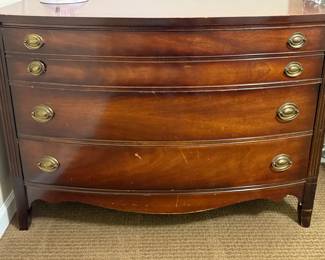 Dresser with Brass Pulls