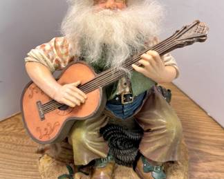 Guitar Singing Cowboy Santa