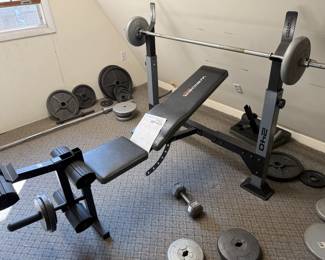 Weider Pro 240 Weight Bench Exerciser 