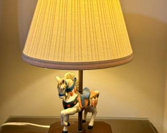 Horse Carousel Table Lamp