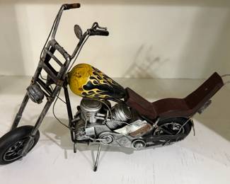 Metal Motorcycle Model