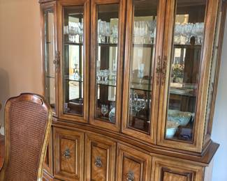 China cabinet  2 pc. Part of dining set can be sold separately 