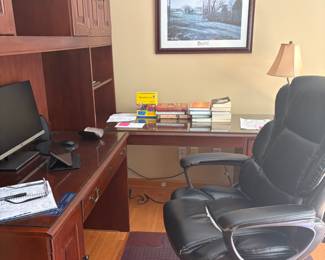 Office set with glass tops , 2pc can be sold separately 