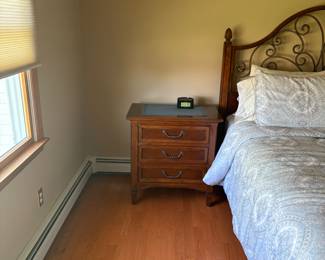 Side table part of bedroom set 