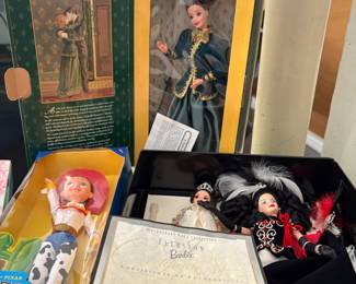 A collection of fashion Barbie Dolls ,with all accessories 