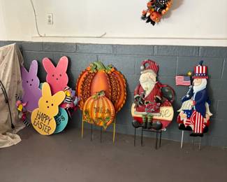 Lawn decorations all holidays 