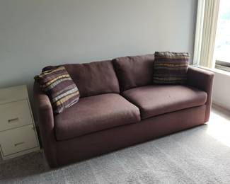 SLEEP sofa. BUYER BRINGS ENOUGH HELP TO MOVE. Elevator in bldg:$40.00