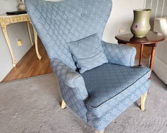 Blue armchair:$40.00