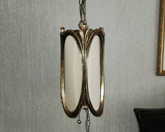 Pair MCM hanging, Corded light fixtures:$100.00