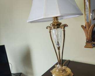 Brass lamp:$30.00