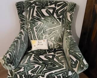 Plush Swivel Chair