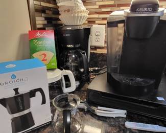 Assorted Coffee Makers