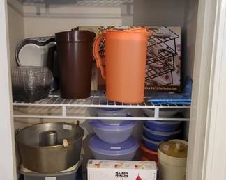 Assorted Bakeware and Tupperware