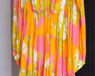 Trina Turk Make Merry Floral Tiered Dress