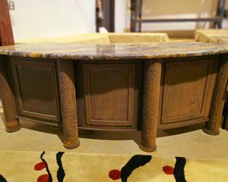 Iron & Marble Desk