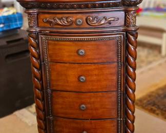 Wooden Jewelry Armoire