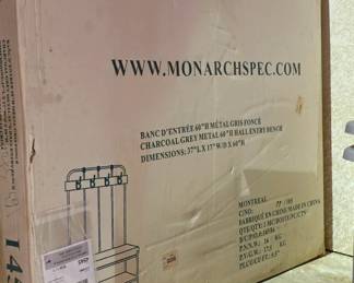 Metal Hall Entry Bench