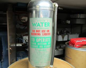 Water under Pressure fire extinguisher 