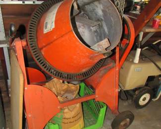 Concrete drum mixer 